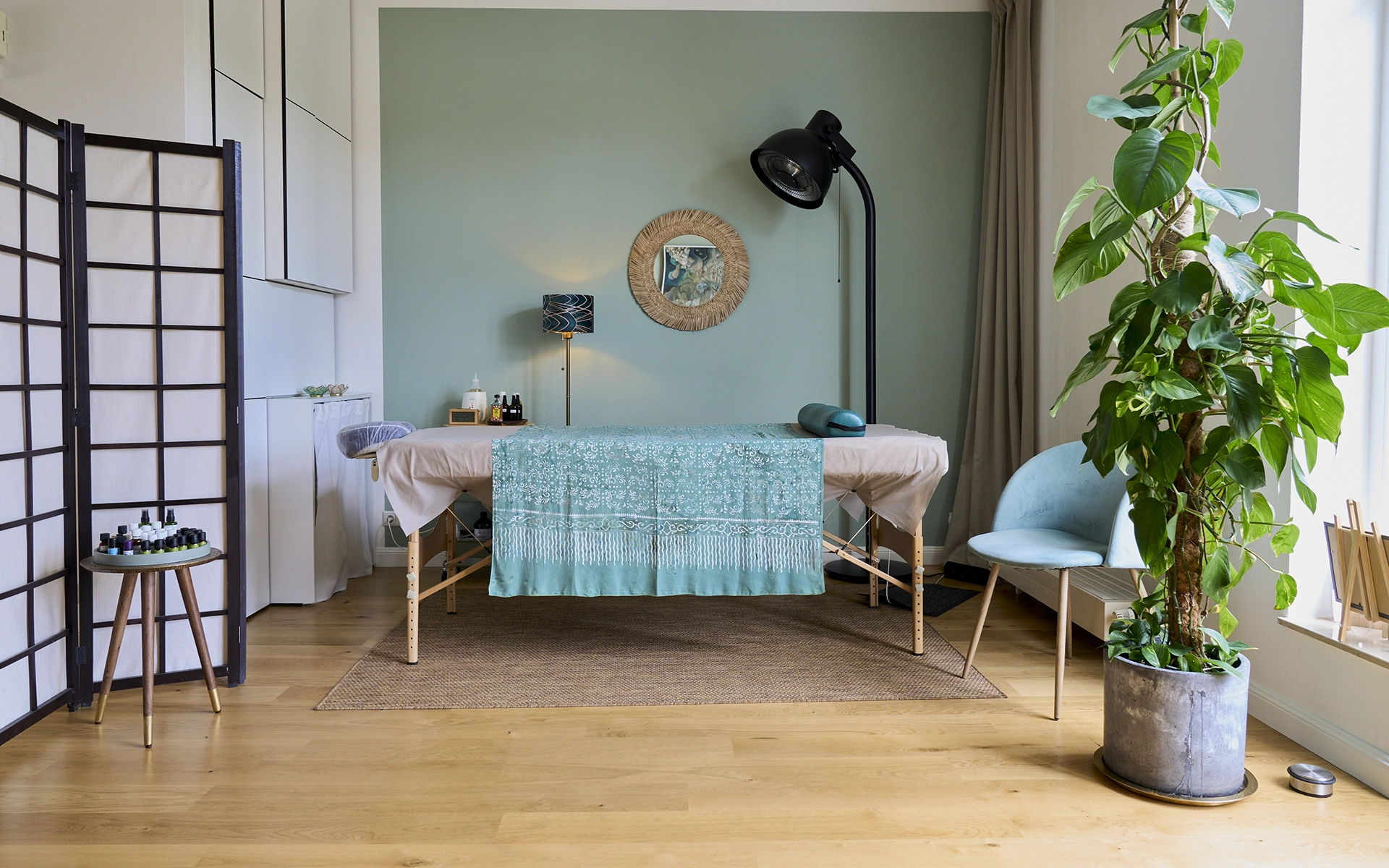 Praxis Flussbett in Bremen auf dem Teerhof: Massageliege